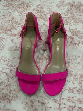 Nordstrom Hot Pink Ankle-Strap Heels